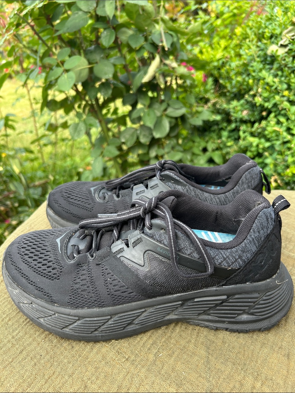 Hoka One One Gaviota II Women’s Black Running Sneakers Size 7